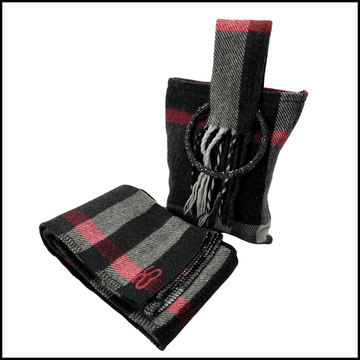 Upcycled Dark Tartan